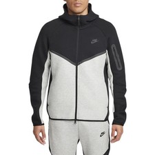 Nike Sweat à Capuche et Zip pour Homme Tech Fleece Noir