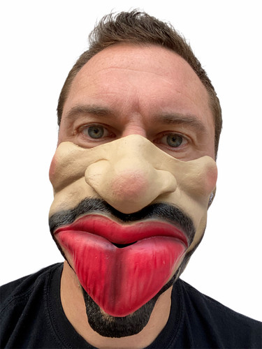Drôle masque visage - drôle,