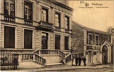 Old postcard Maubeuge-Caisse d'Epargne Military Circle (423034)