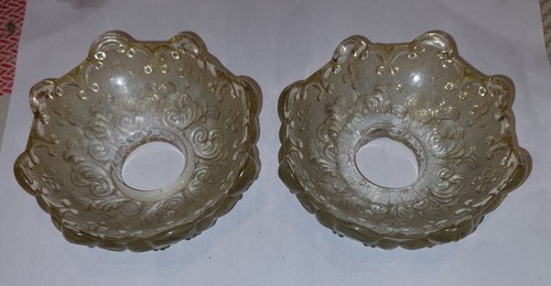 Paire coupelle bobeche - coupelle, pour