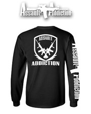 Assault Addiction t shirt Assault rifle 2nd amendment ar15 m4 ak47 life guns  