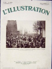 Original Old Vintage Print Vincennes Exhibition Colonial Cloture French 1931