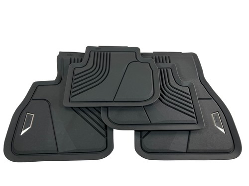 Bmw tapis caoutchouc noir - noir, 1er