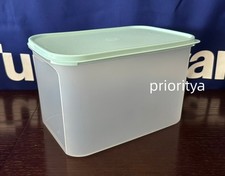 Tupperware Modular Mates 27.5 Cup Rectangle Rectangular #3 Container Aqua New
