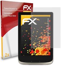2x Film Protection d'écran pour PocketBook Color Moon Silver mat&antichoc