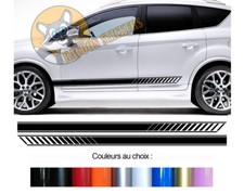 2 X BANDES STRIPES POUR FORD KUGA AUTOCOLLANT STICKER BD599N-17