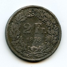 Suisse - 1878 - 2 Francs -