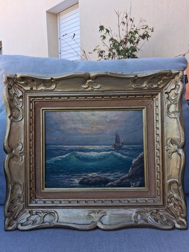 Tableau marine huile - tableau,