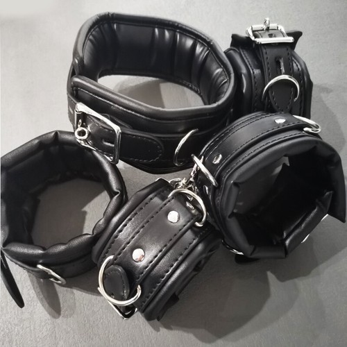 Bondage menottes cuir - bondage,