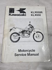 1993 Kawasaki KLX650R OEM Shop Service Repair Manual, KLX650
