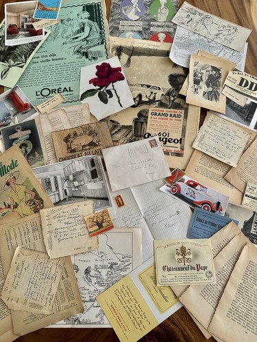 Lot vieux papiers français