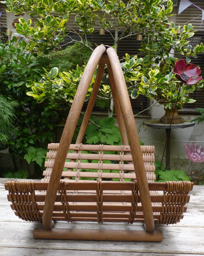 Panier buches rotin tressé - panier, à