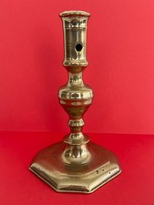 Vieu Bougeoir en Bronze 18ème XVIII-  Antique bronze candlestick, 18th century