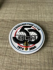 Ecusson GIGN 50 ans Velcro