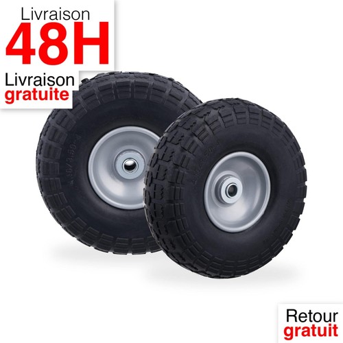 Relaxdays roue brouette set - roue, de