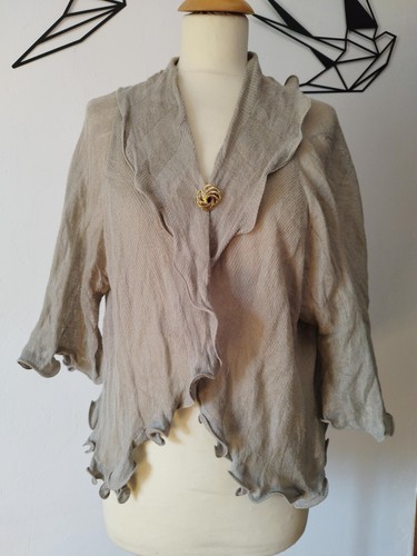 Gilet lino factory croisé - lino,