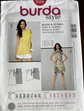 Burda Style 7379 Misses Top & Dress Sz 8-20