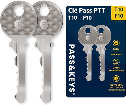 Clés ptt t10 f10 pass - f10, boîte