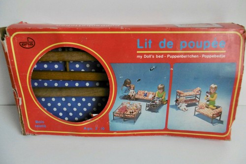 Jouet ancien lit - lit, en