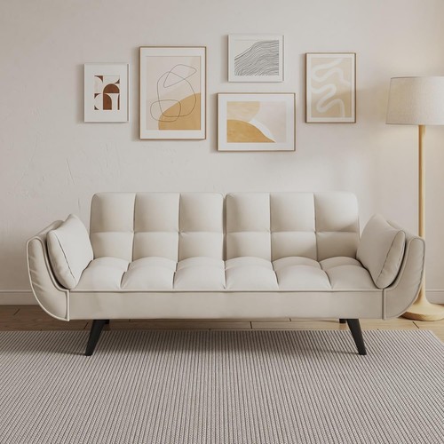 Modern convertible futon - 74",