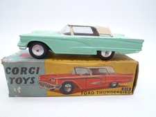 VINTAGE CORGI TOYS 214 FORD THUNDERBIRD HARDTOP IN ORIGINAL BOX 1959