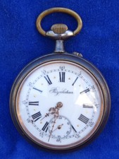 PRETTY NICE TOP! POCKET WATCH GUSSET WATCH - NAPOLON III TRAIN REGULATOR