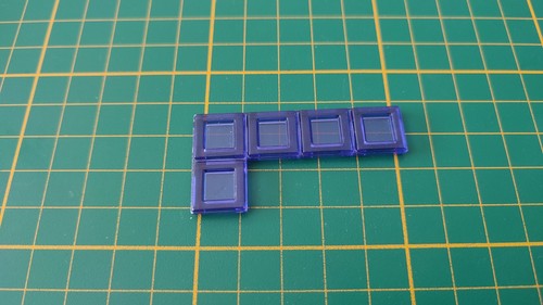 Polyominos bleu pentominos - , en