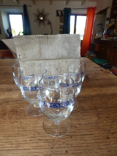 Lot verres ricard ballon - lot, 6