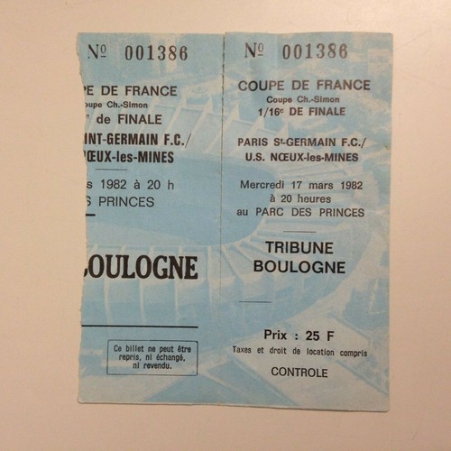 Ticket coupe france - coupe,