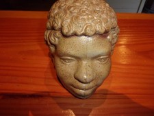 Ancien Pot À Tabac en Grès