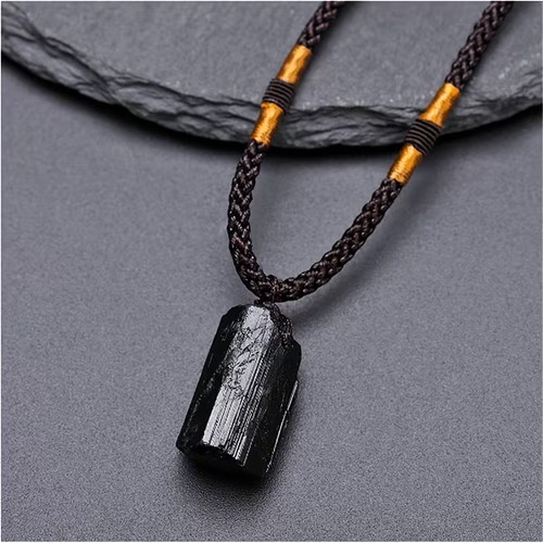 Pendentif tourmaline brute - tourmaline,