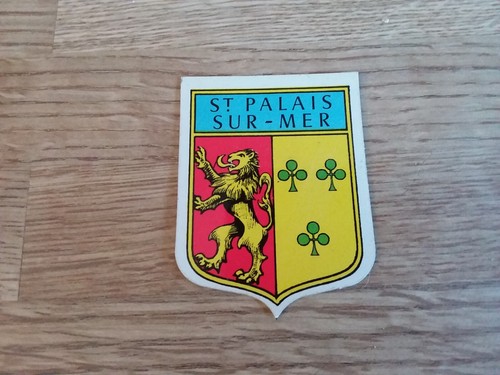 Ancien autocollant blason