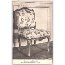 Postcard Musée des Arts Décoratifs Chaise Époque Louis XV France