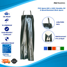 Heavy Duty Protective Work Apron Waterproof PVC Plastic-Butcher Cleaner Kitchen