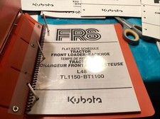 KUBOTA  Tractor Workshop Flat Rate Manual & BINDER 621616