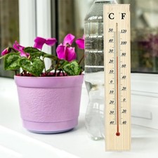 Jauge de température en bois