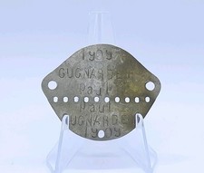 Plaque d'identité modèle 1918 - armée d'Afrique de 1912 à 1921 - French Dog tag