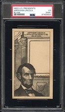 1880 H602 U.S. Presidents Blank Abraham Lincoln - PSA 3 (MK)