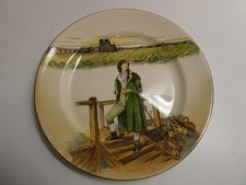 ROYAL DOULTON SERIES DICKENS WARE SYDNEY CARTON POTTERY BOWL PLATE DISH