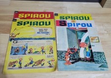 Spirou 1965 & 1966 Weekly French Editions, set of 4 VTG