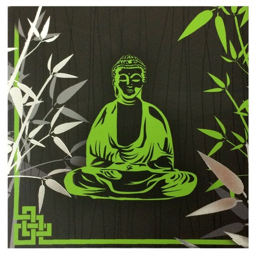 Petit cadre bouddha - , en