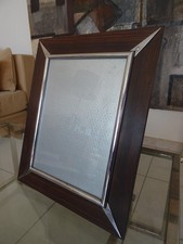 Ancien cadre porte-photo ébène de macassar Art déco an 30/40 dim 33 x 27 cm