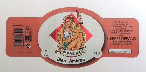 étiquette bière - de,