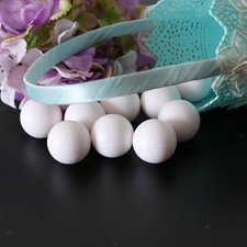 12 Pièces 32mm Blanc Soccer