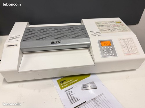Plastifieuse tofo speed r10 - plastifieuse,