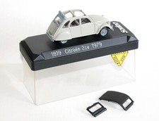 SOLIDO 1/43 CITROEN 2CV 1979 + 2 HOOD MINIATURE CAR REDUCED
