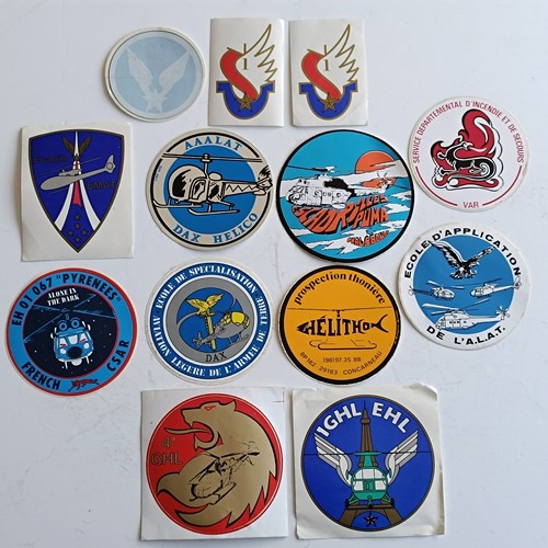 Lot autocollants militaires