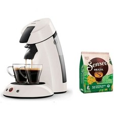 Machine à Café PHILIPS Senseo HD7806/41 + 32 Dosettes Espresso Brazil – BEIGE