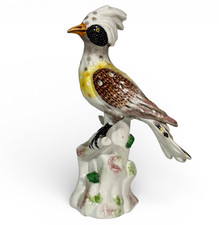 Oiseau huppé porcelaine de