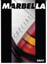 Seat Marbella 900 Special 1992-93 UK Market Foldout Sales Brochure